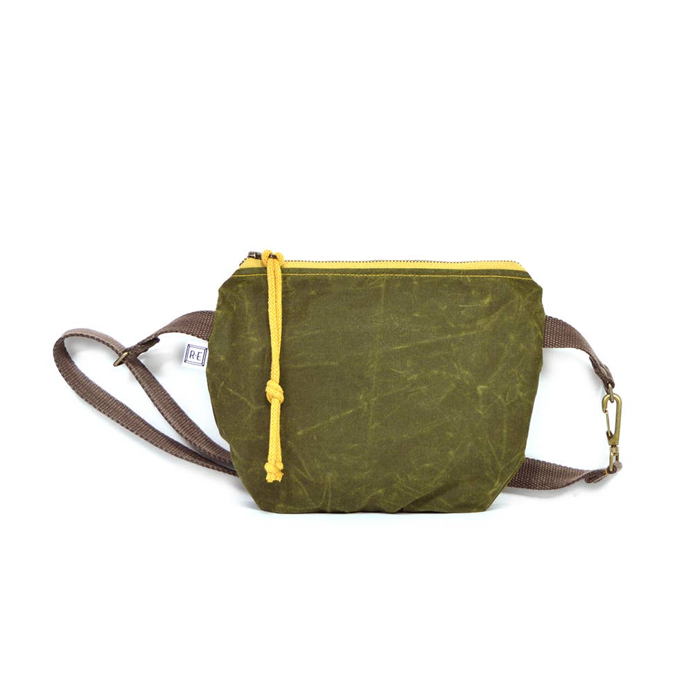 Festival Pack - Waxed Canvas // Vegan Hip Bag