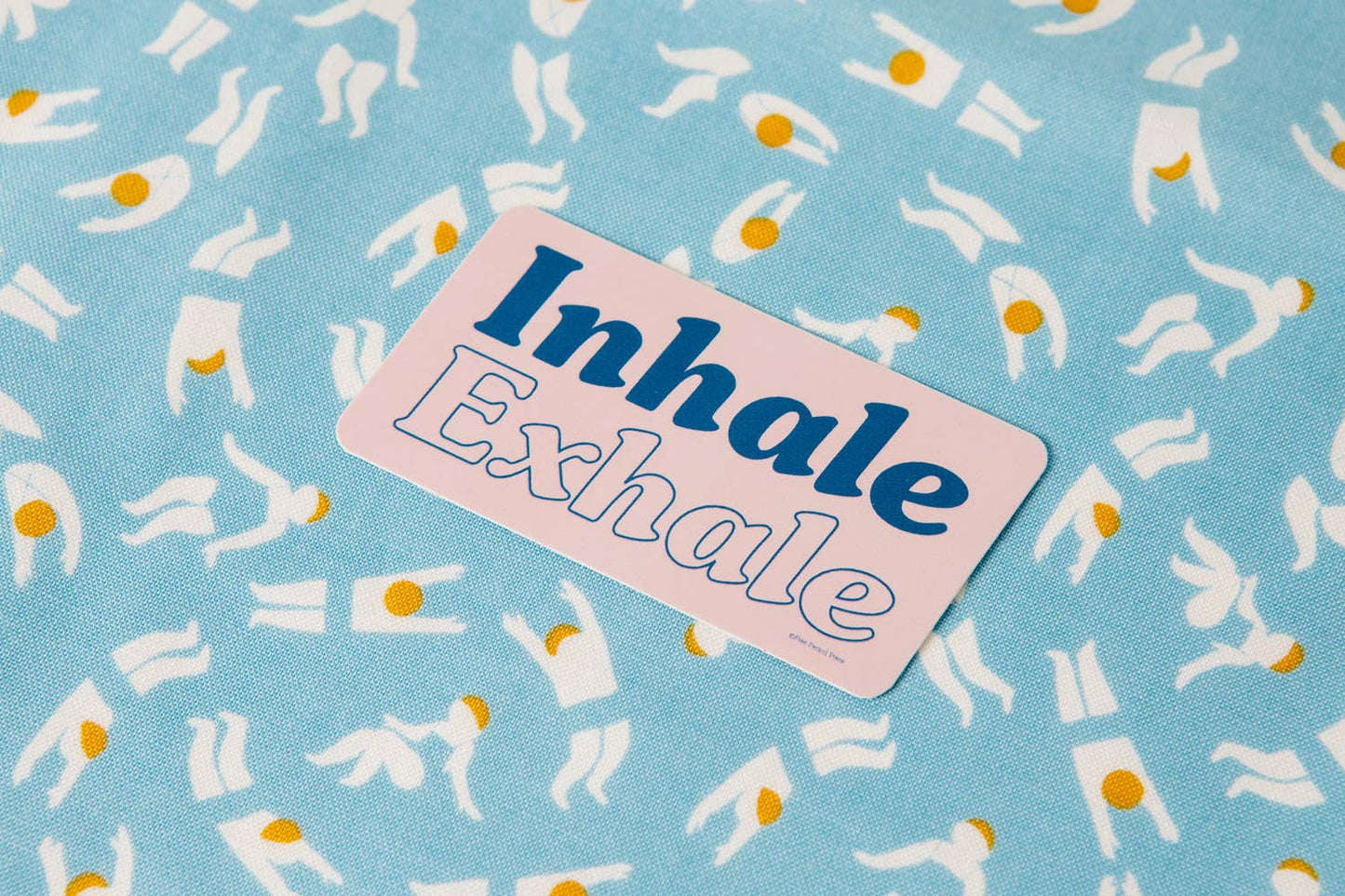 Inhale Exhale Vinyl Decal Sticker