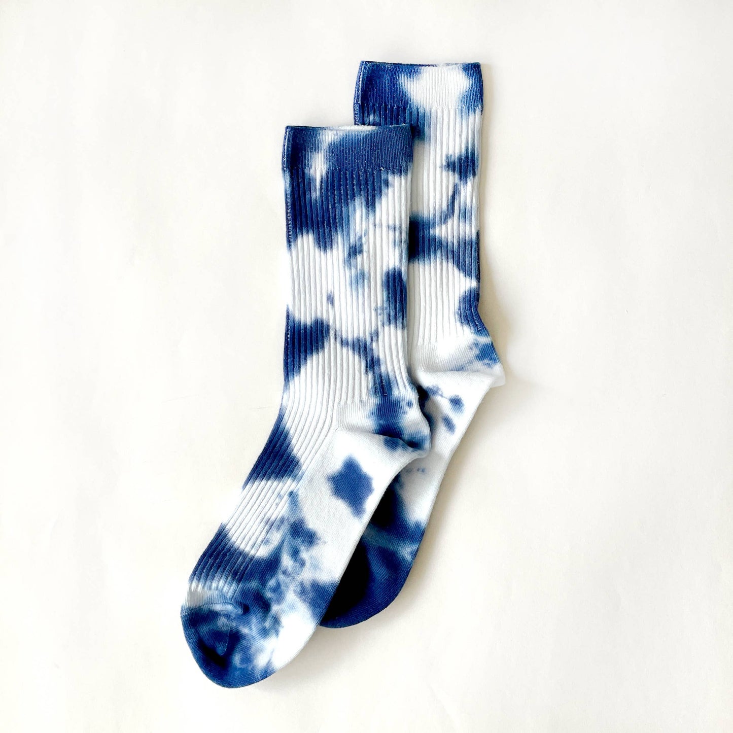 Indigo Tie-dye Dressy Socks by Merle Works (Women's)