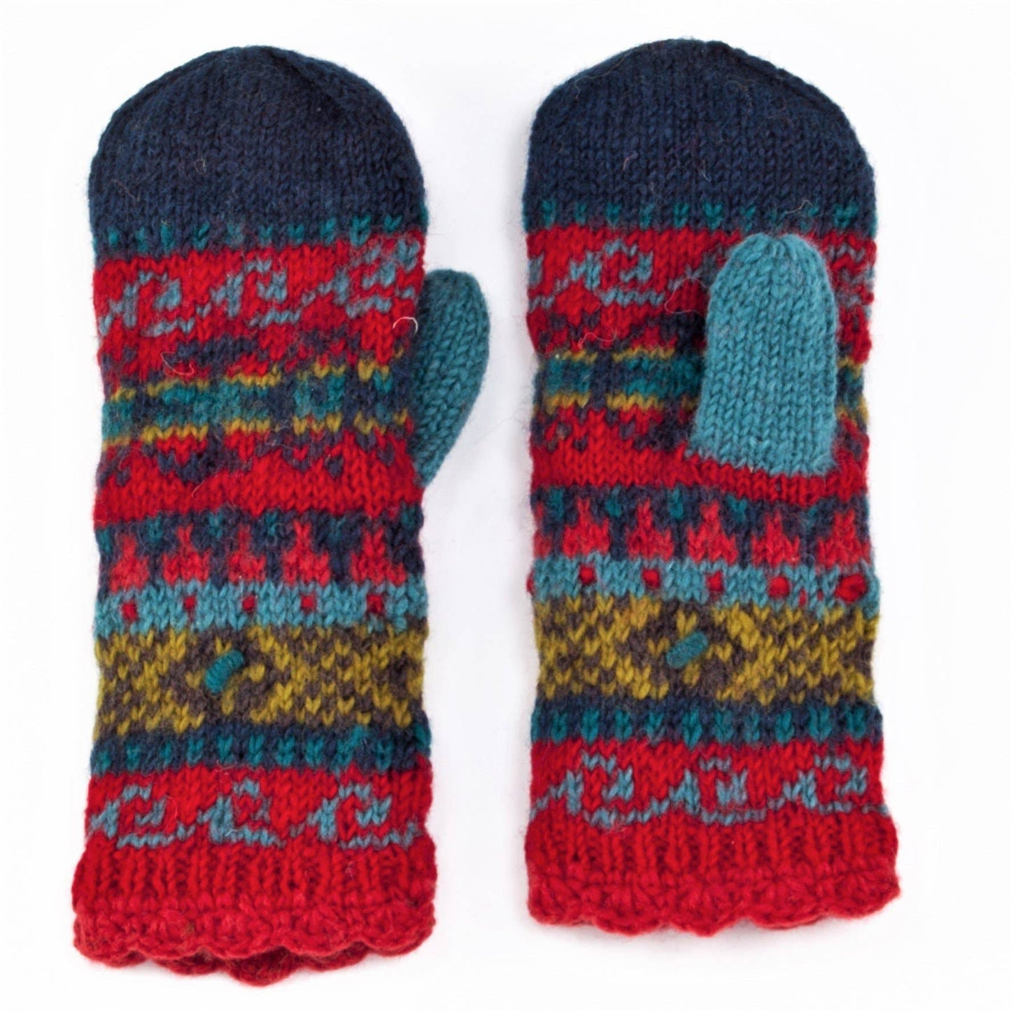 Innsbruck - women's wool knit mittens