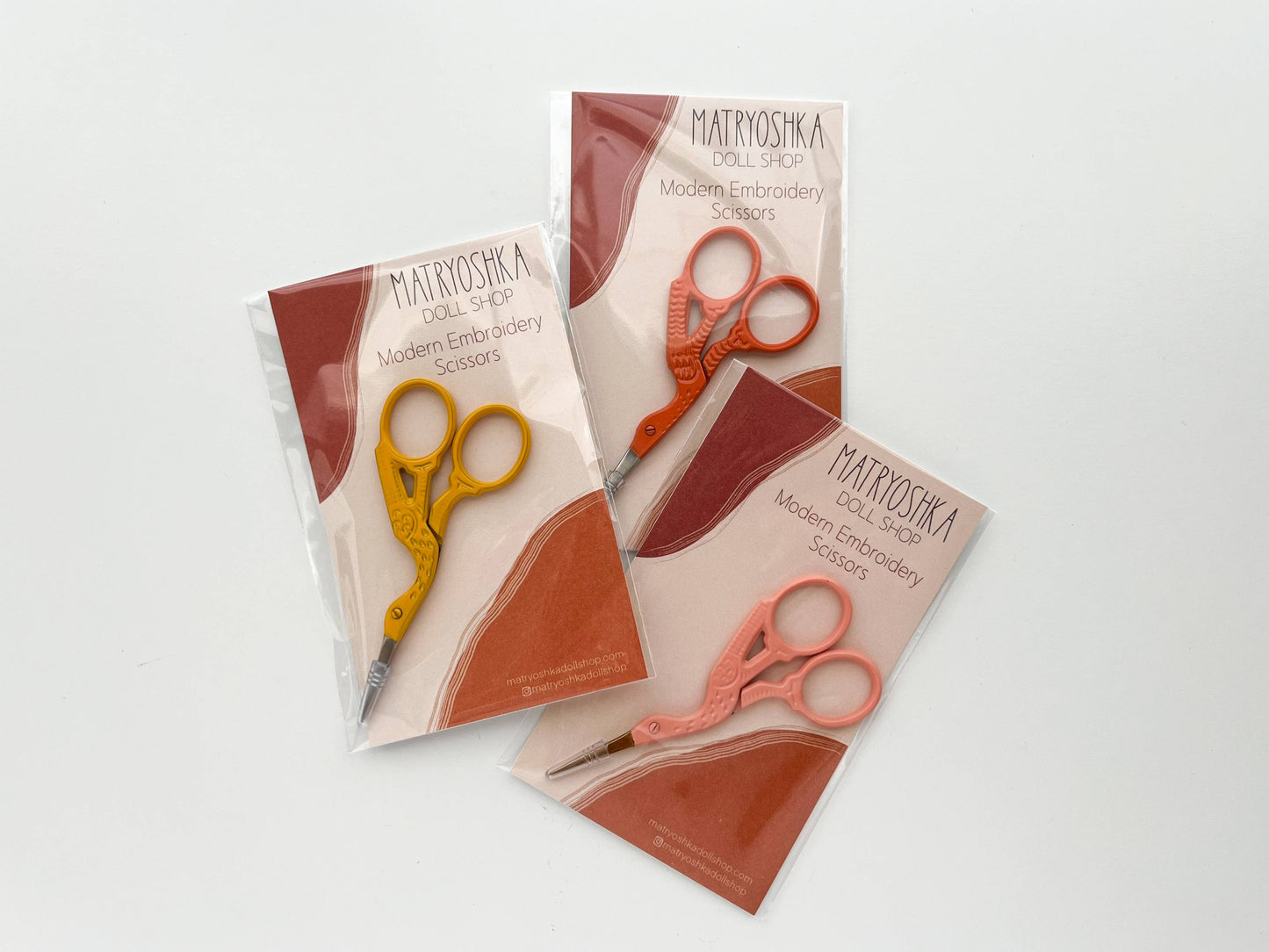 small sewing + embroidery scissors (bird)