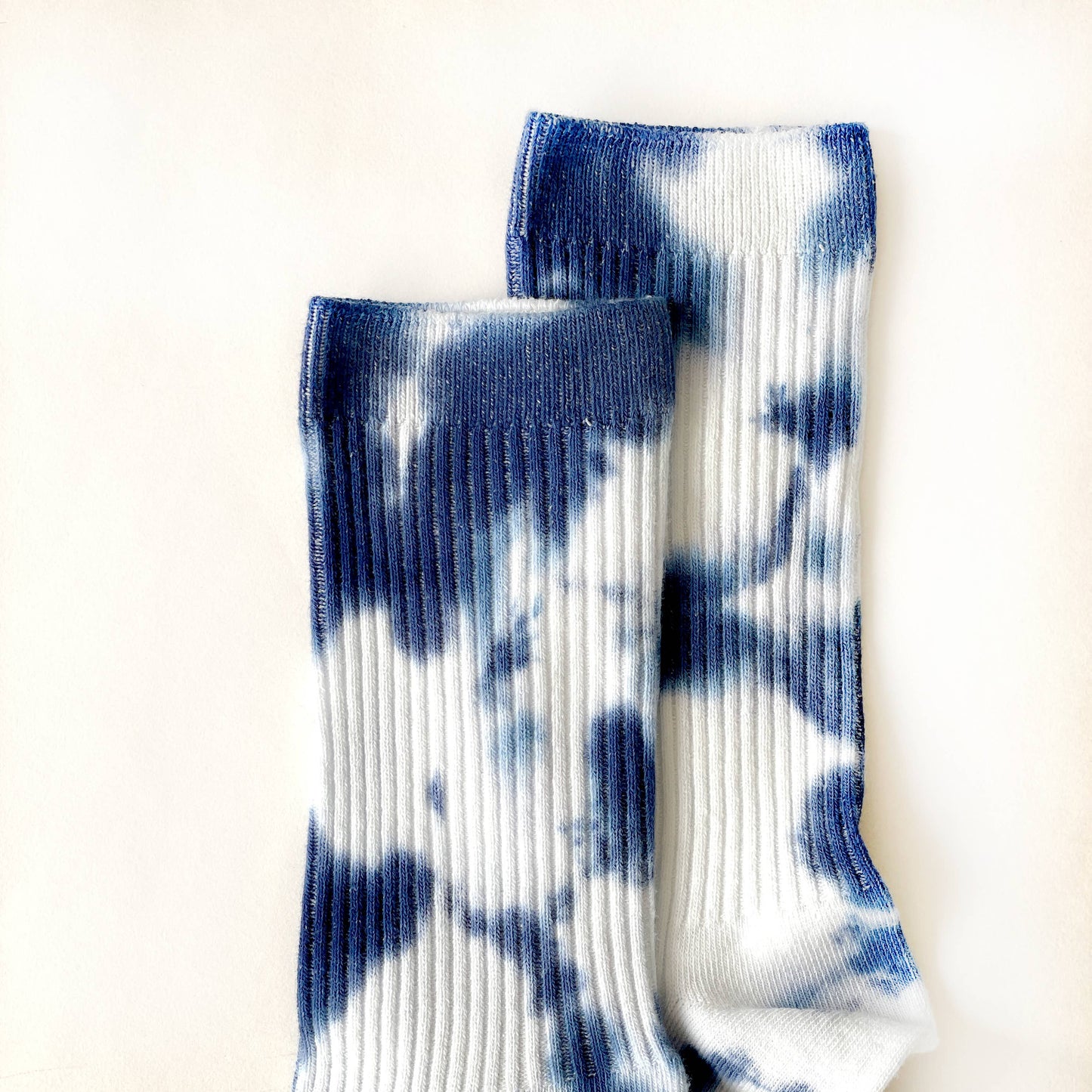 Indigo Tie-dye Dressy Socks by Merle Works (Women's)