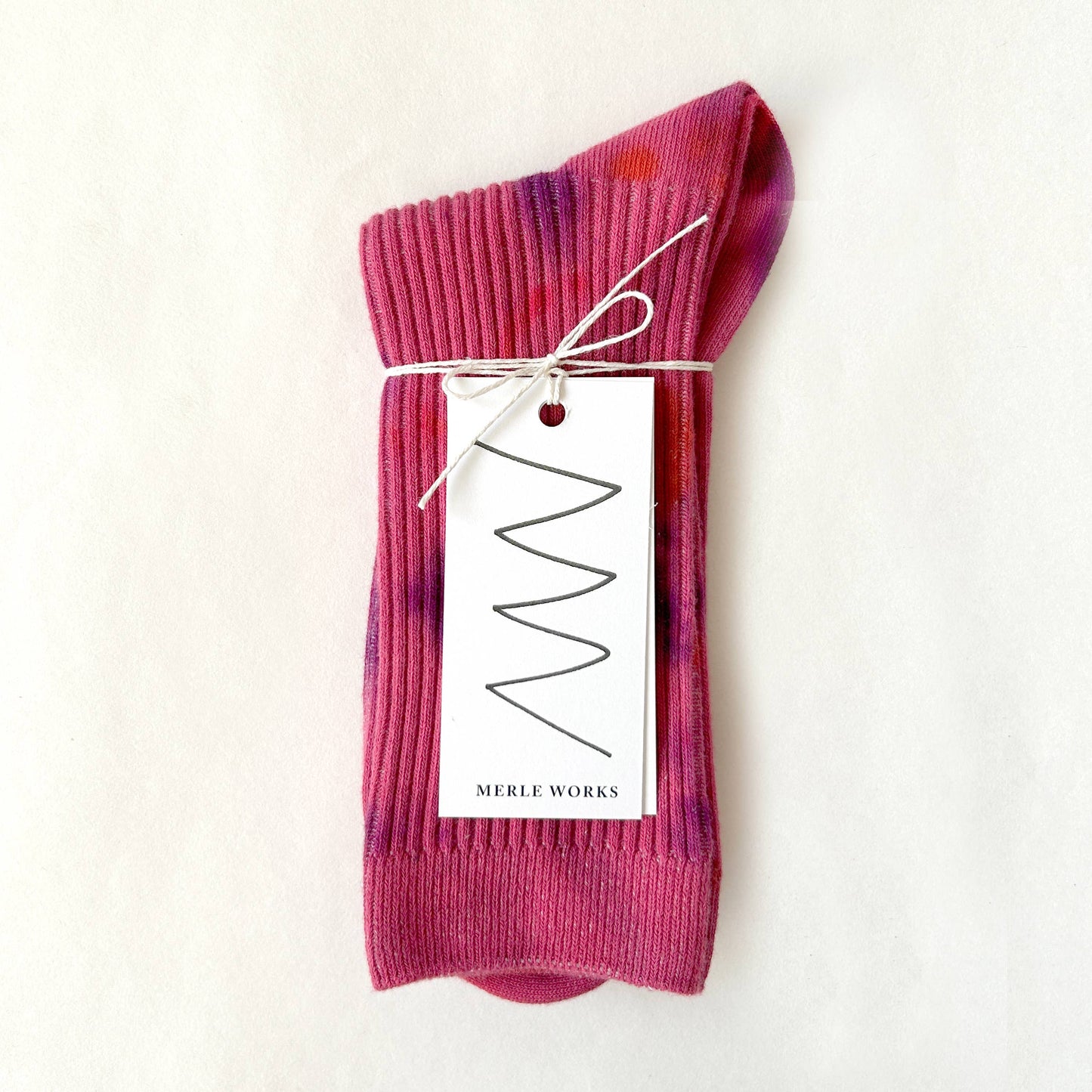 Heart Hand-dyed Dressy Socks (Women's)