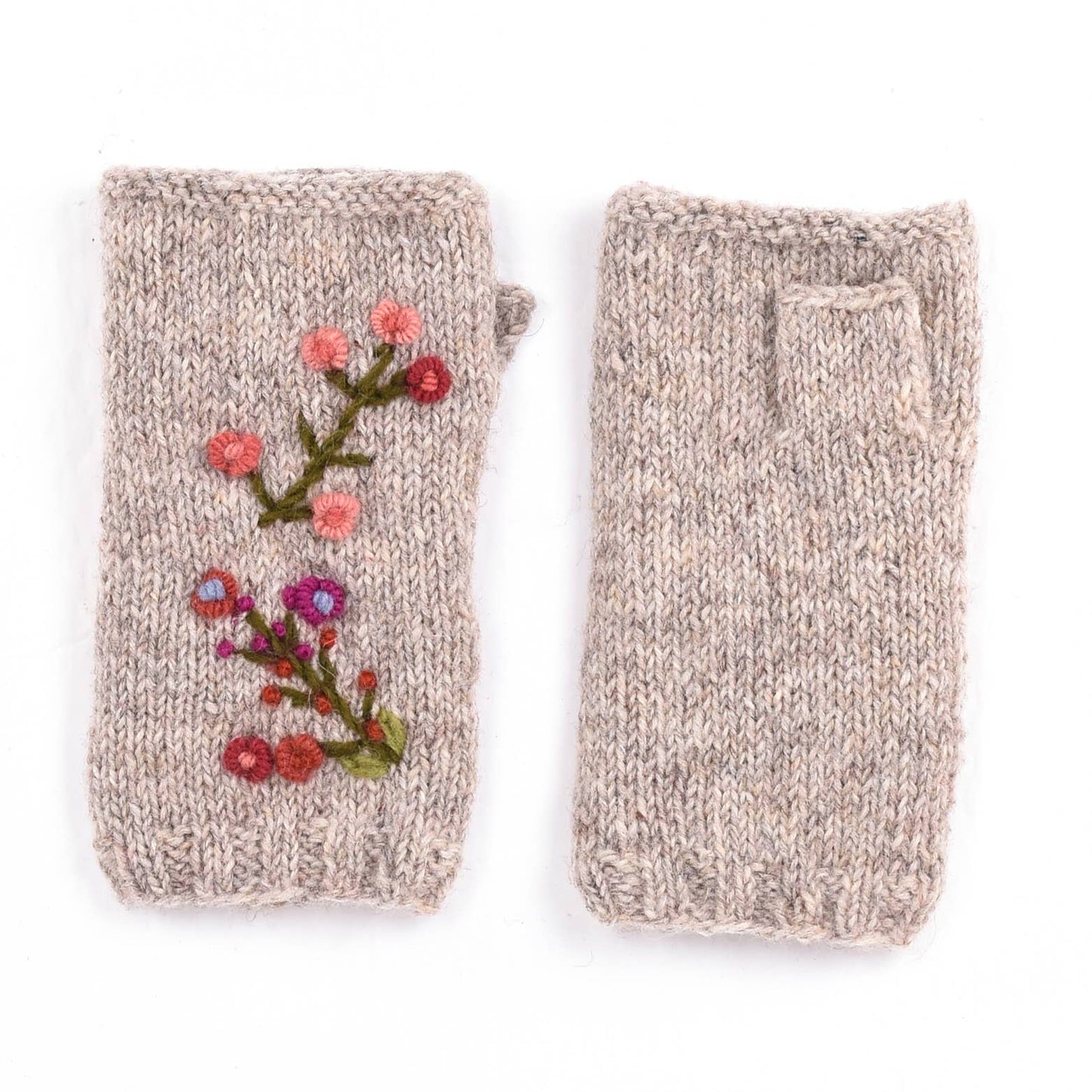 Mathilde :: women's wool knit handwarmers