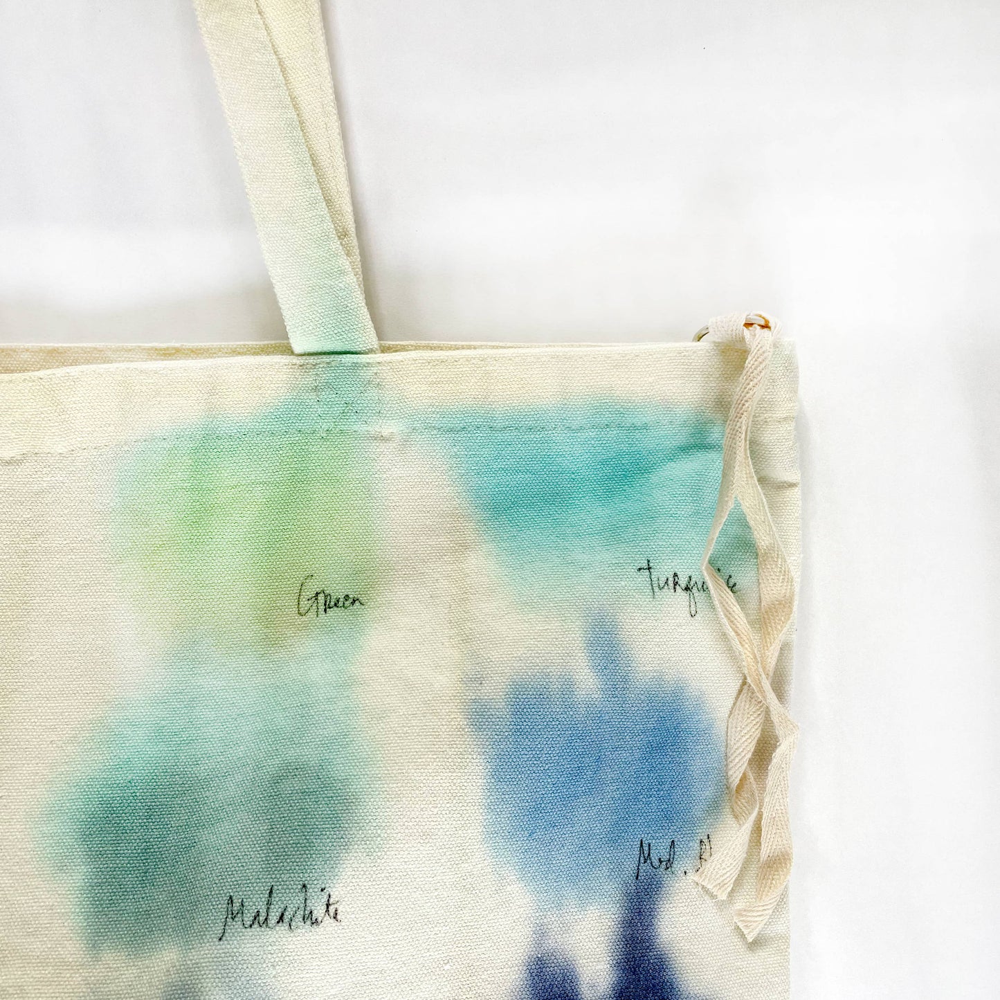 Color Study Hand-painted Zip Tote by Merle Works