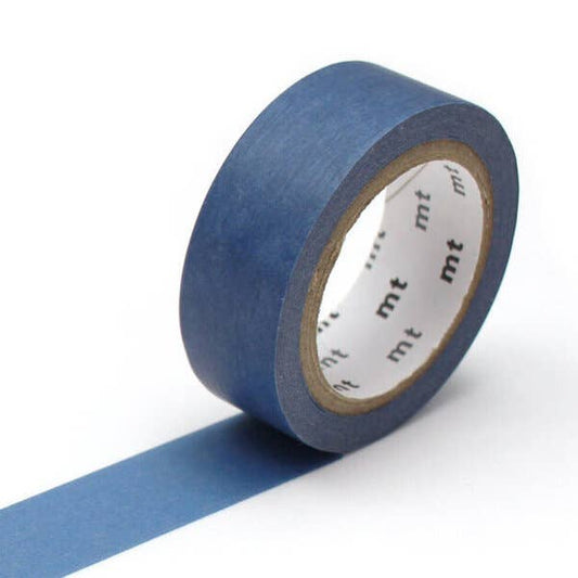 Smoky Blue Solid Washi Tape