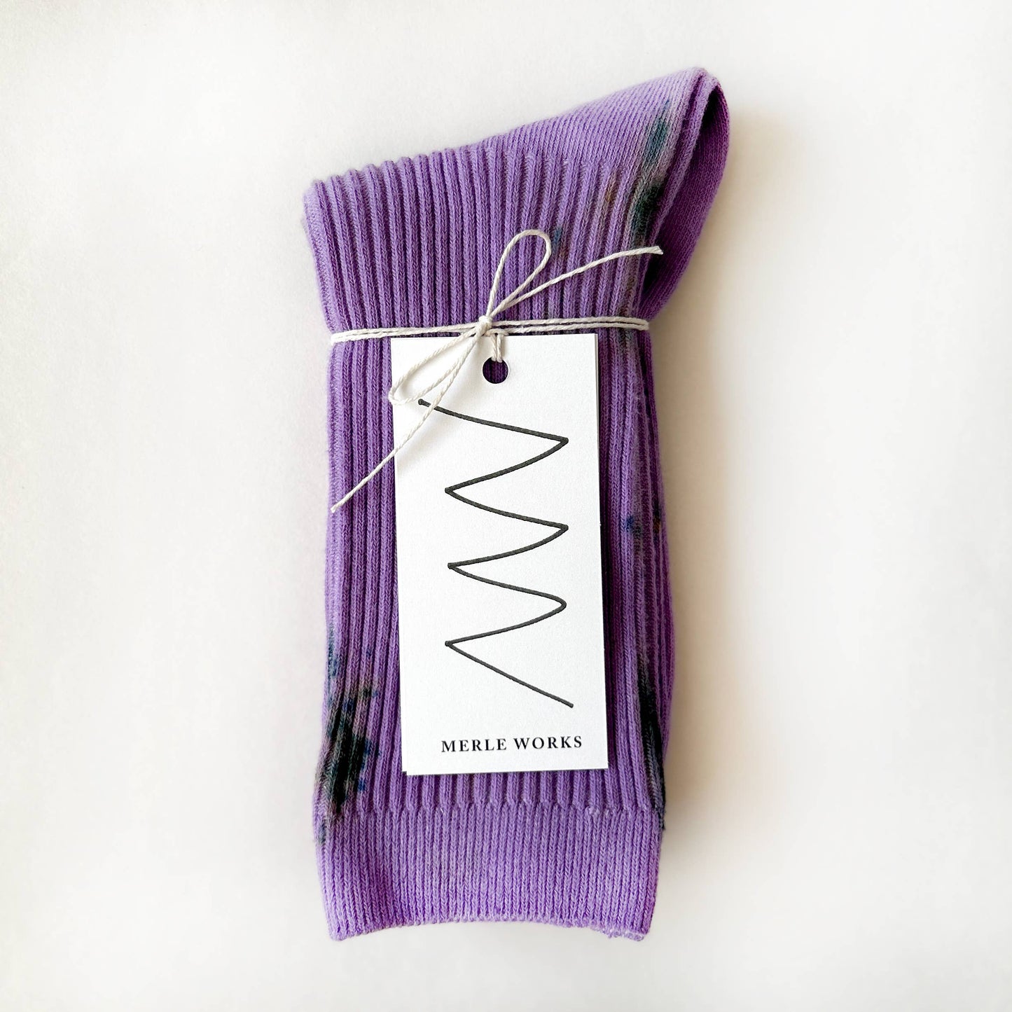 Grape Hand-dyed Dressy Socks (Women's) 