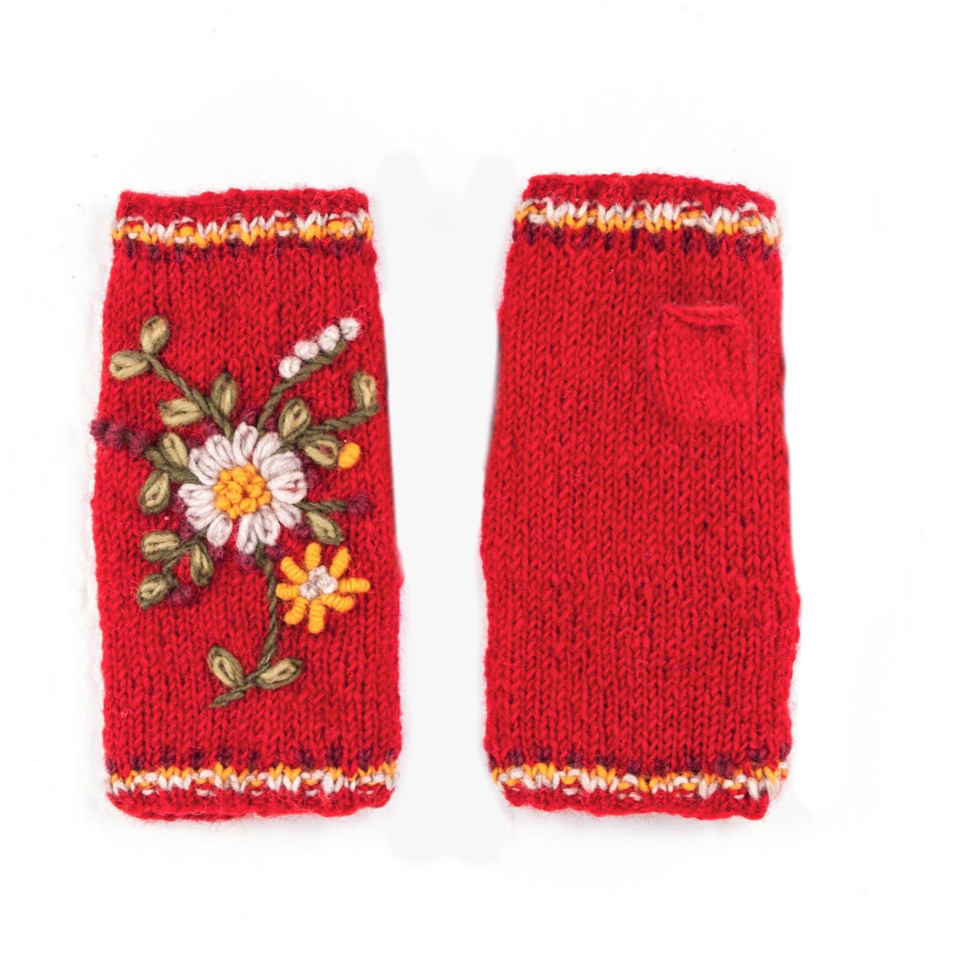 Olivia :: women's wool knit handwarmers