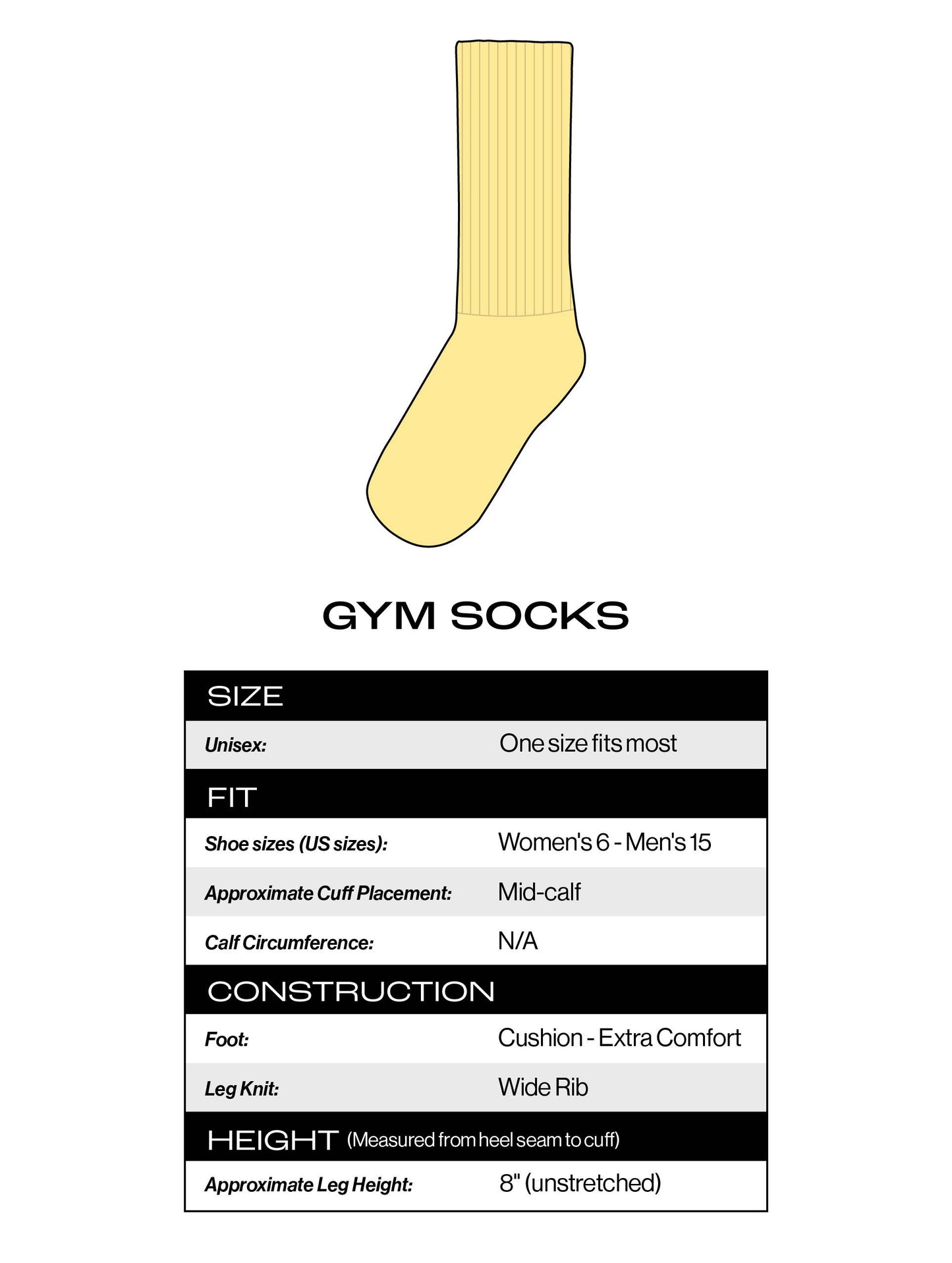 Bless Your Heart Gym Crew Socks