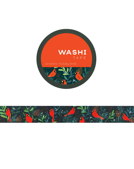 Holiday Cardinals Washi Tape