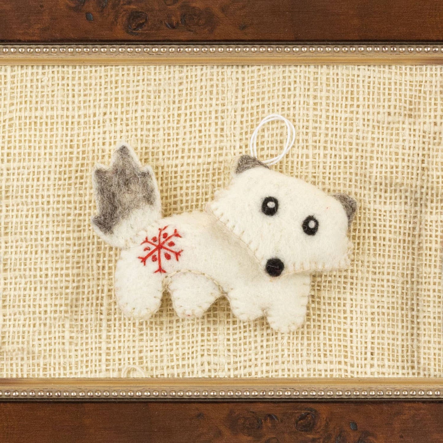 Snowflake Fox Ornament