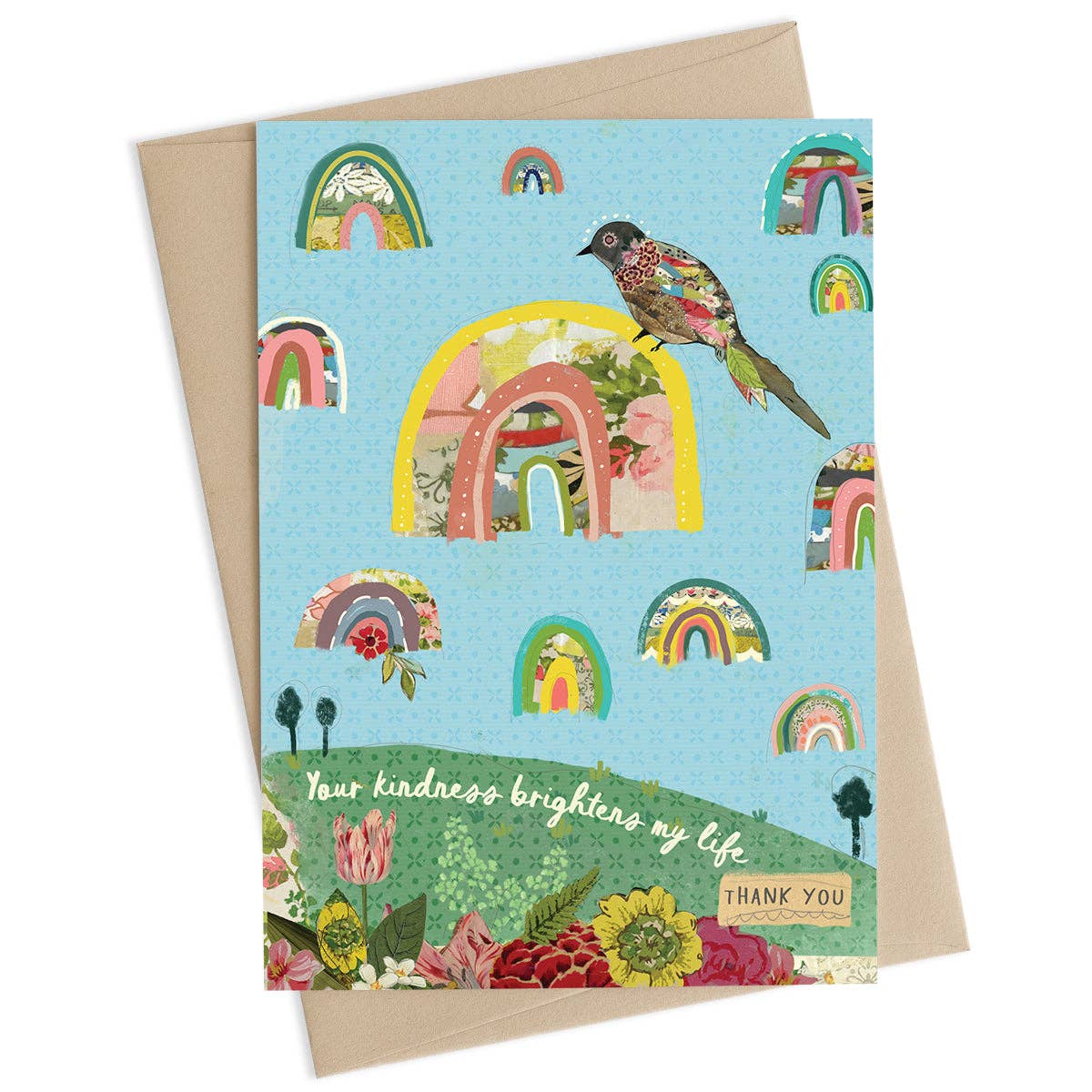 Your Kindness Brightens My Life thank you card