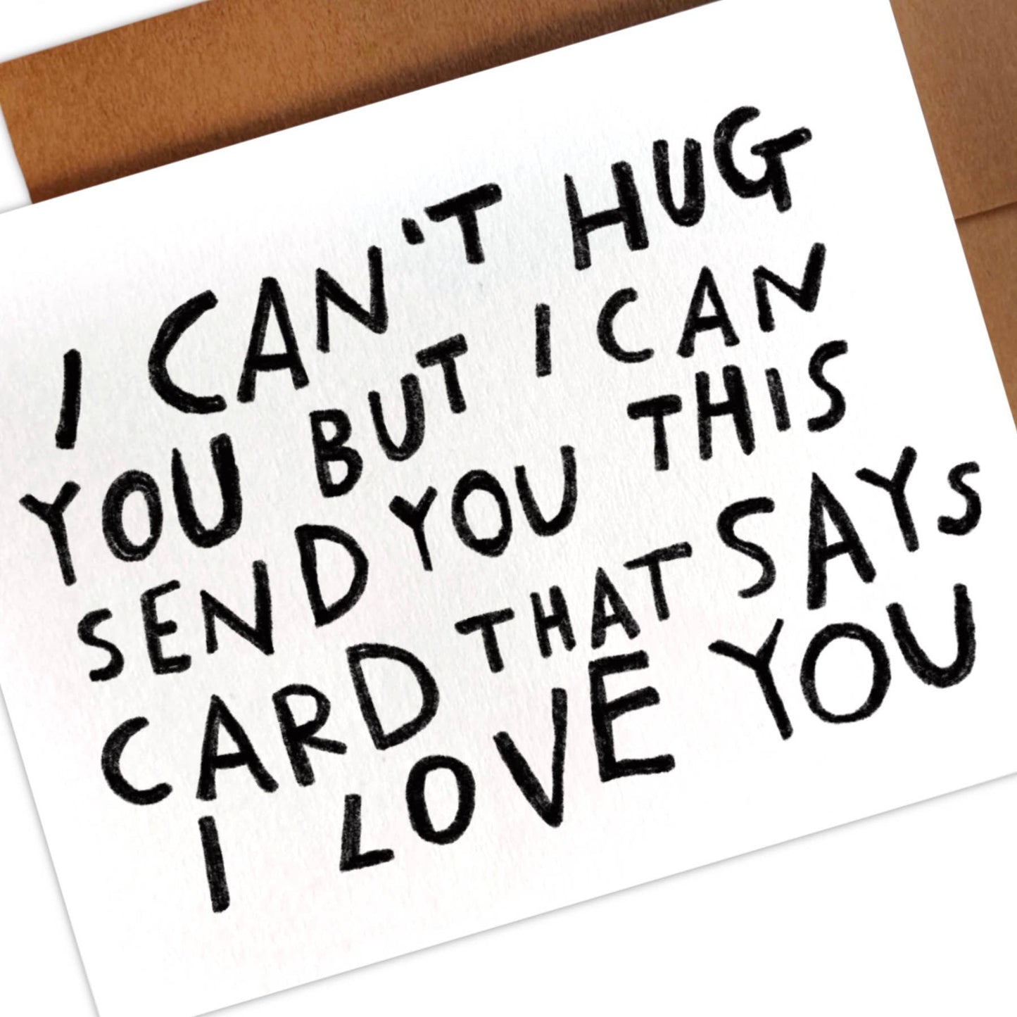 CAN’T HUG YOU Greeting Card