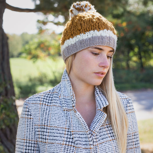 Queenie :: wool knit beanie